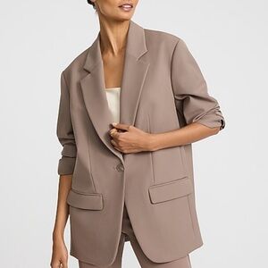 Express Taupe Oversized Blazer Jacket